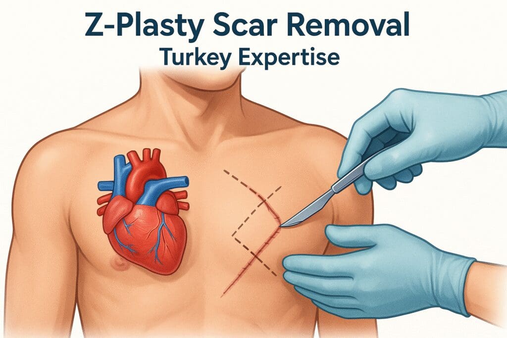 ازالة الندب وآثار الجروح في تركيا بتقنية Z-Plasty