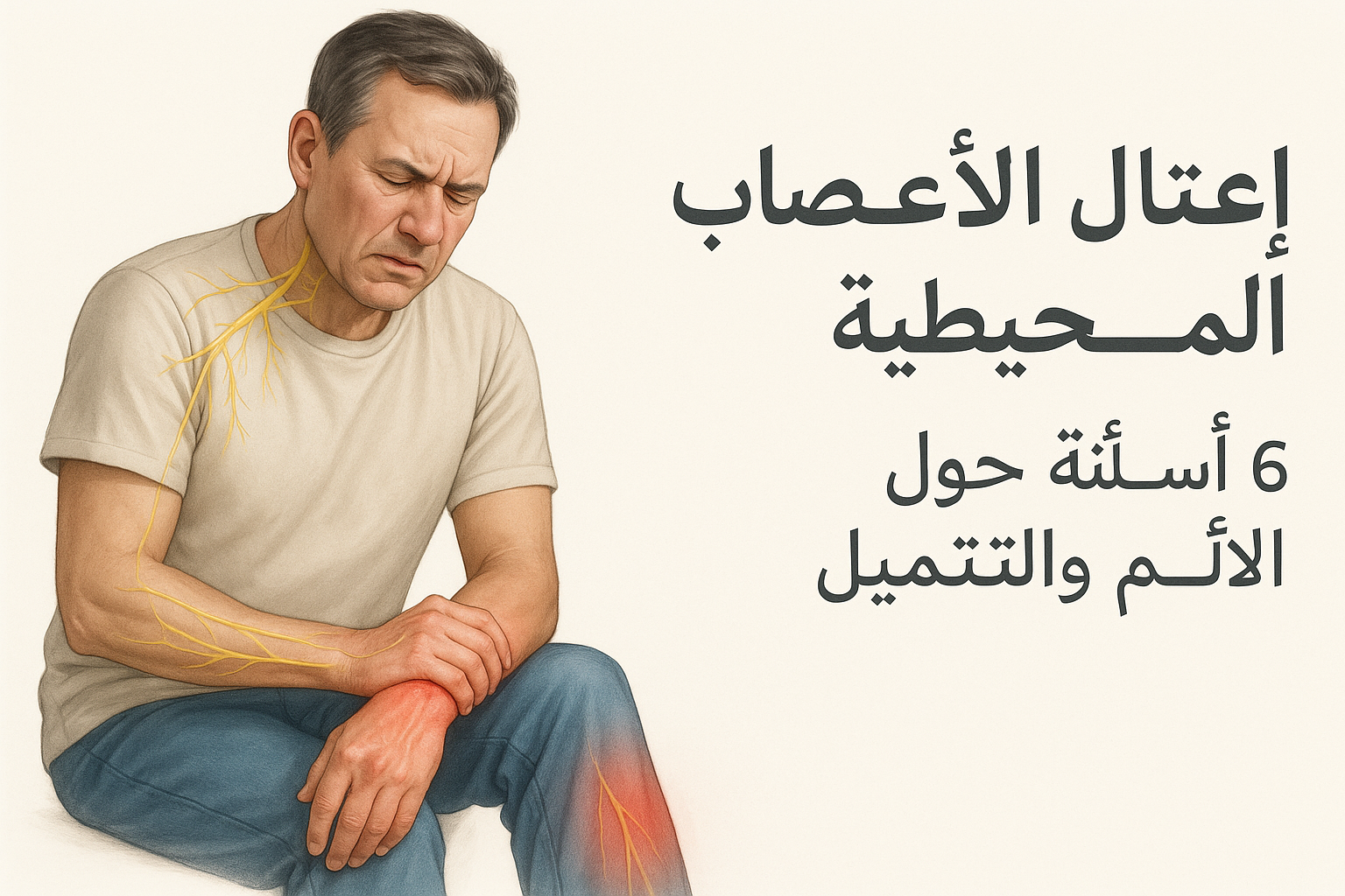 اعتلال الأعصاب المحيطية 6 أسئلة حول الألم والتنميل