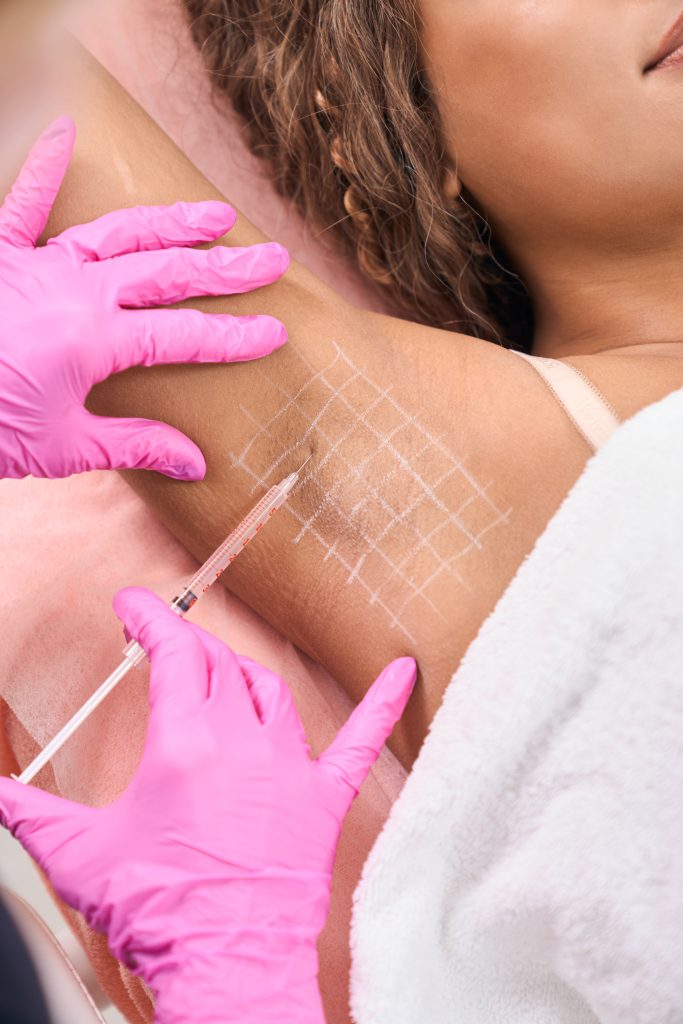Excessive sweating (hyperhidrosis)