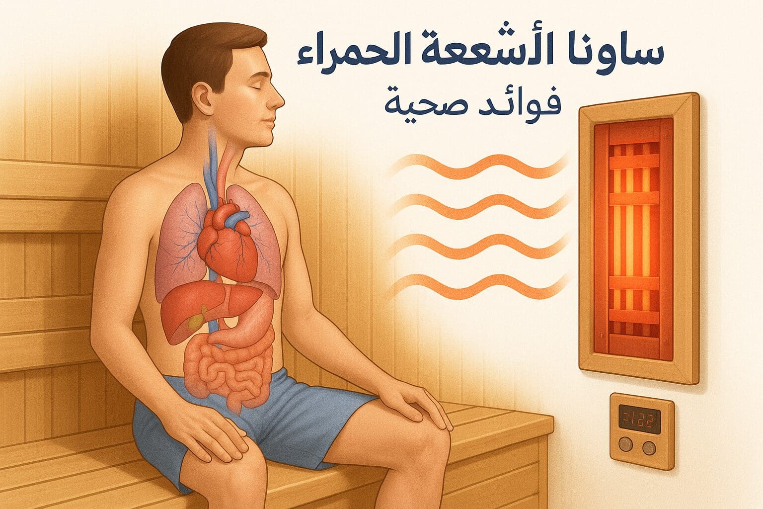 ساونا الأشعة تحت الحمراء فوائد صحية
