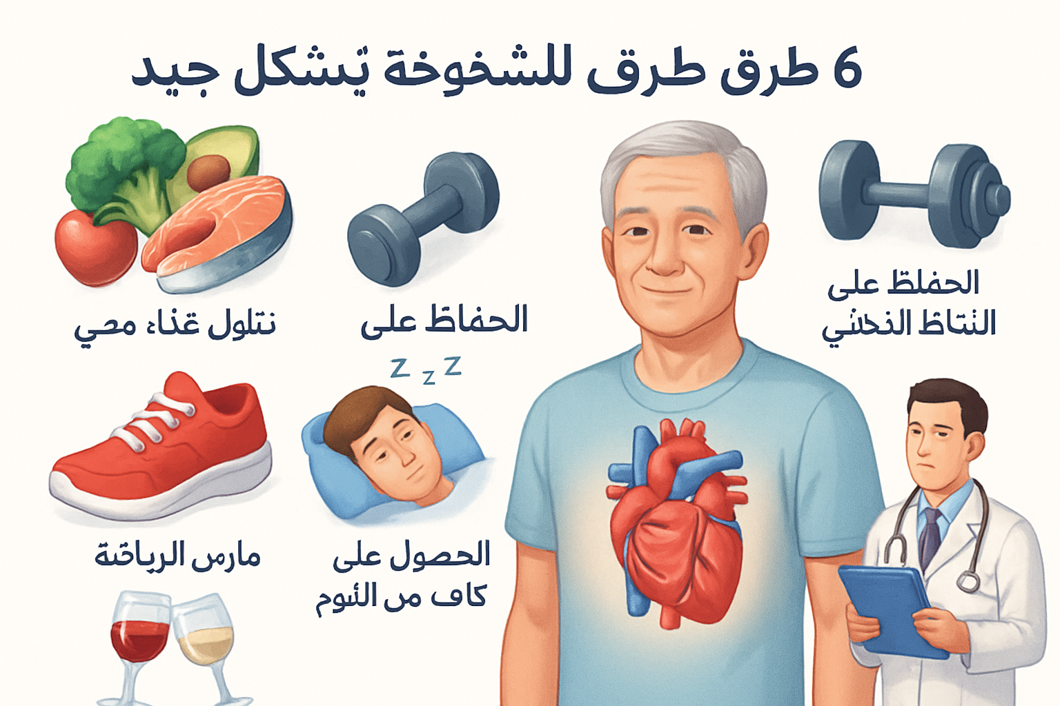 6 طرق للتشيخ بشكل جيد لضمان جودة الحياة
