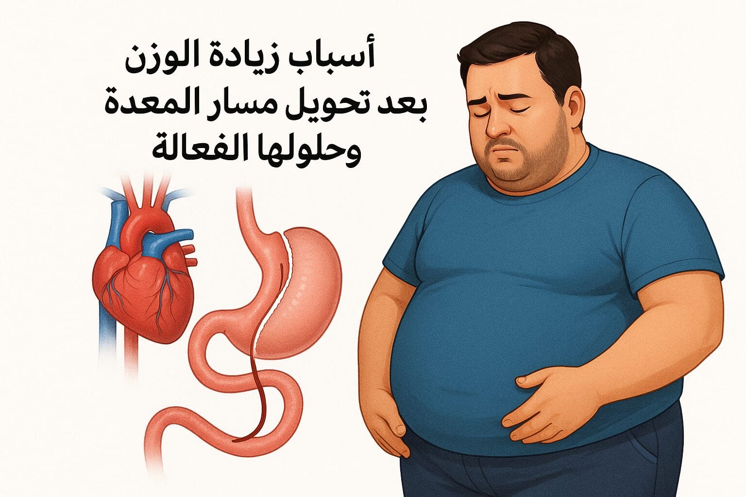 أسباب زيادة الوزن بعد تحويل مسار المعدة وحلولها الفعالة زيادة الوزن بعد عملية تحويل المسار زيادة الوزن بعد عملية تحويل مسار المعدة في تركيا