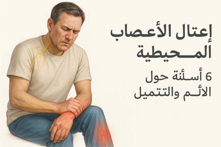 اعتلال الأعصاب المحيطية 6 أسئلة حول الألم والتنميل