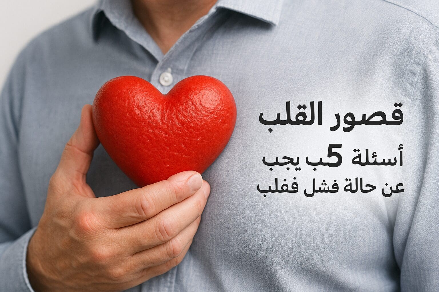 قصور القلب 5 أسئلة يجب معرفتها عن حالة فشل القلب