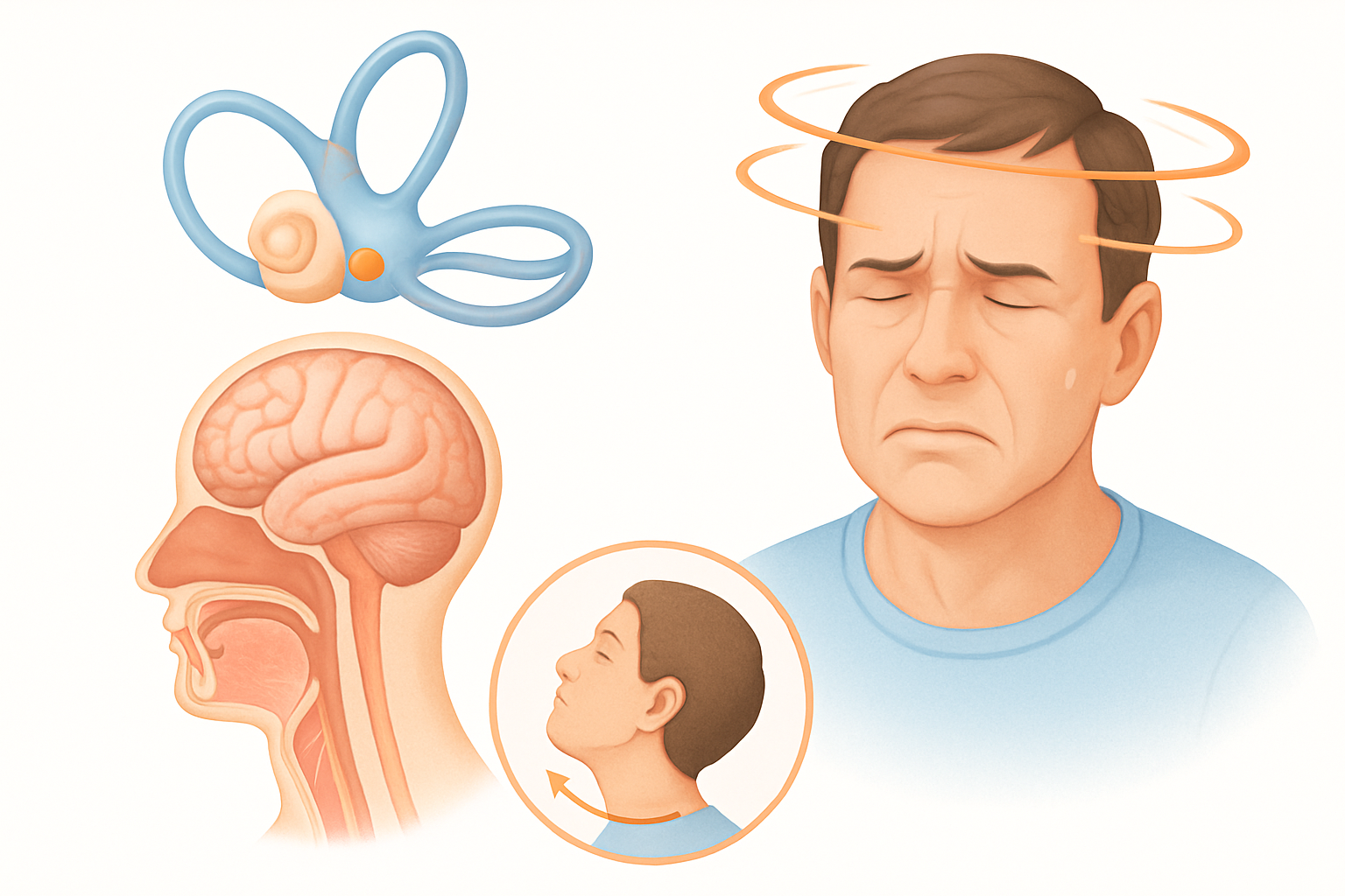 دوار الوضعة الانتيابي الحميد (BPPV): فهم الأسباب والعلاج المتقدم - دليل شامل من شبكة ريهابتورك للرعاية الصحية