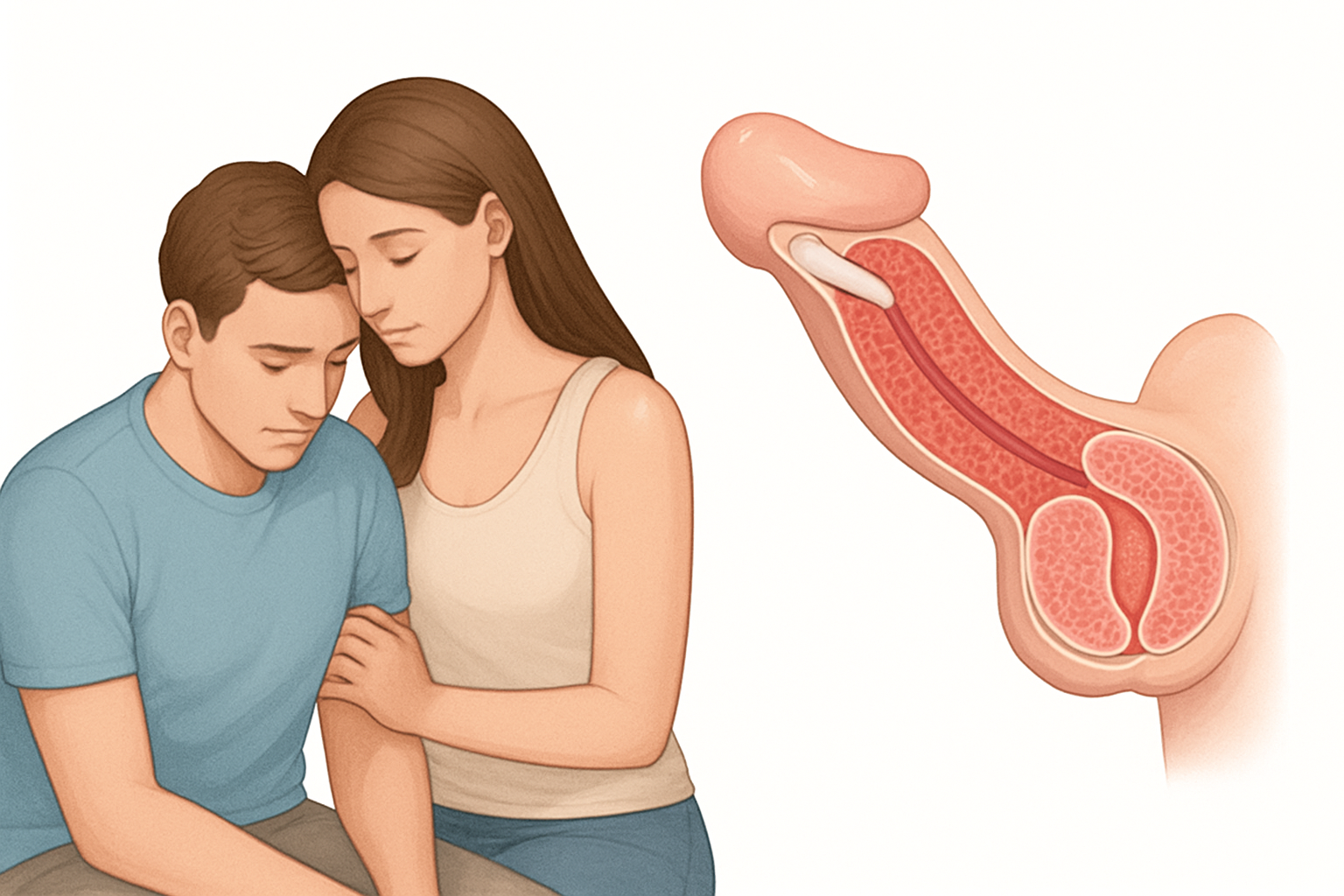 مرض بيروني وتأثيره على العلاقة الجنسية 11 سؤالاً مهماً