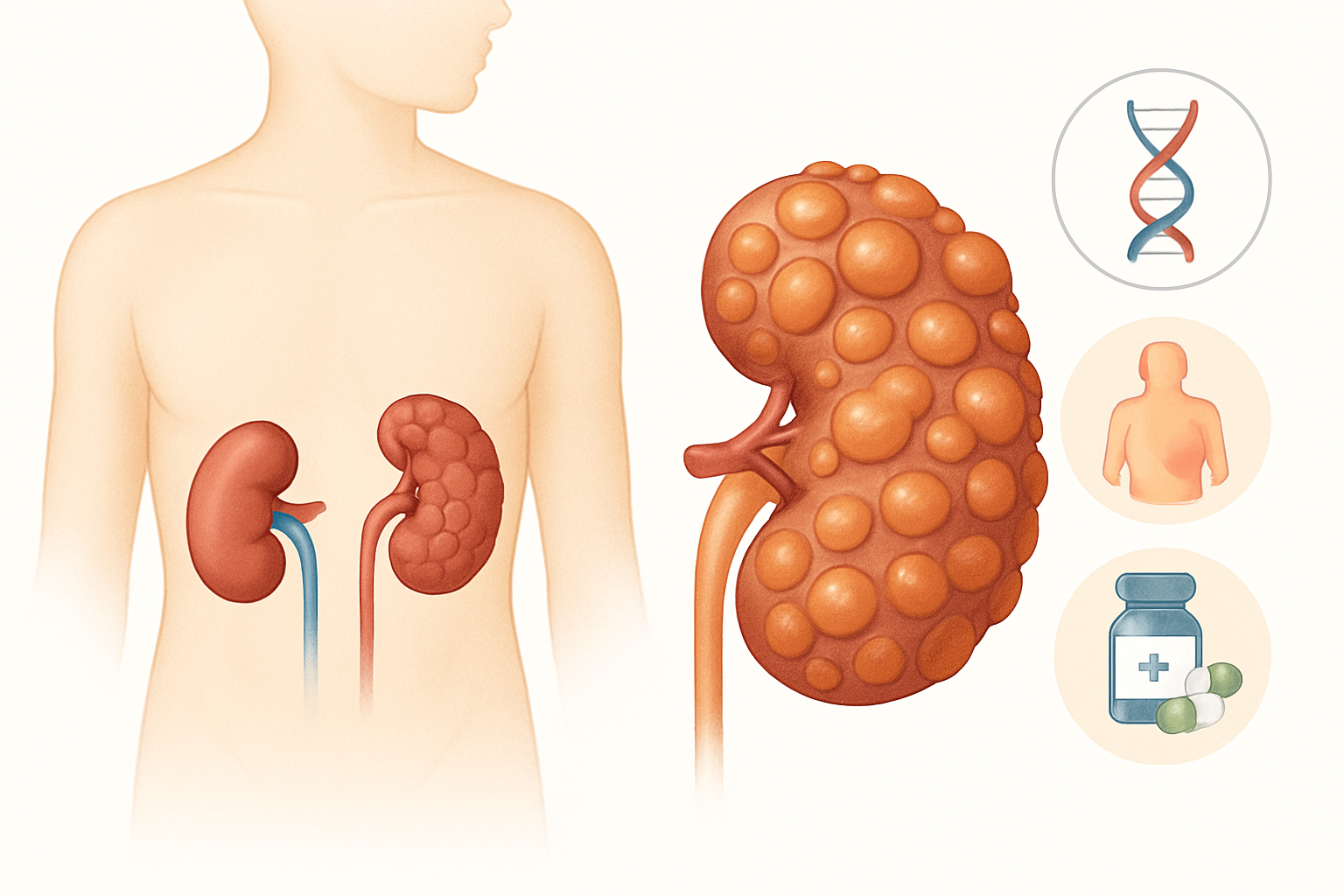 مرض الكلى المتعدد الكيسات السائد ADPKD: دليل شامل