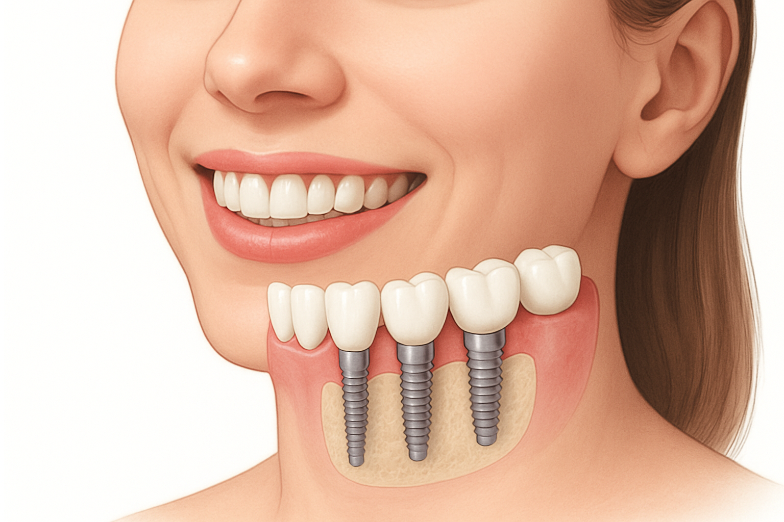 دعامات الأسنان واستعادة الابتسامة الثقة
