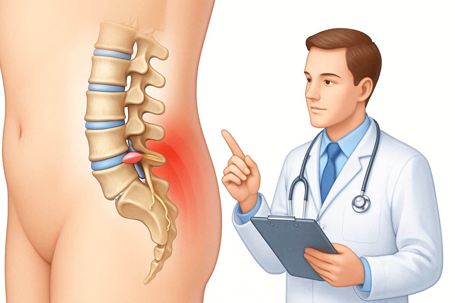 فتق القرص القطني وأحدث خيارات العلاج في تركيا