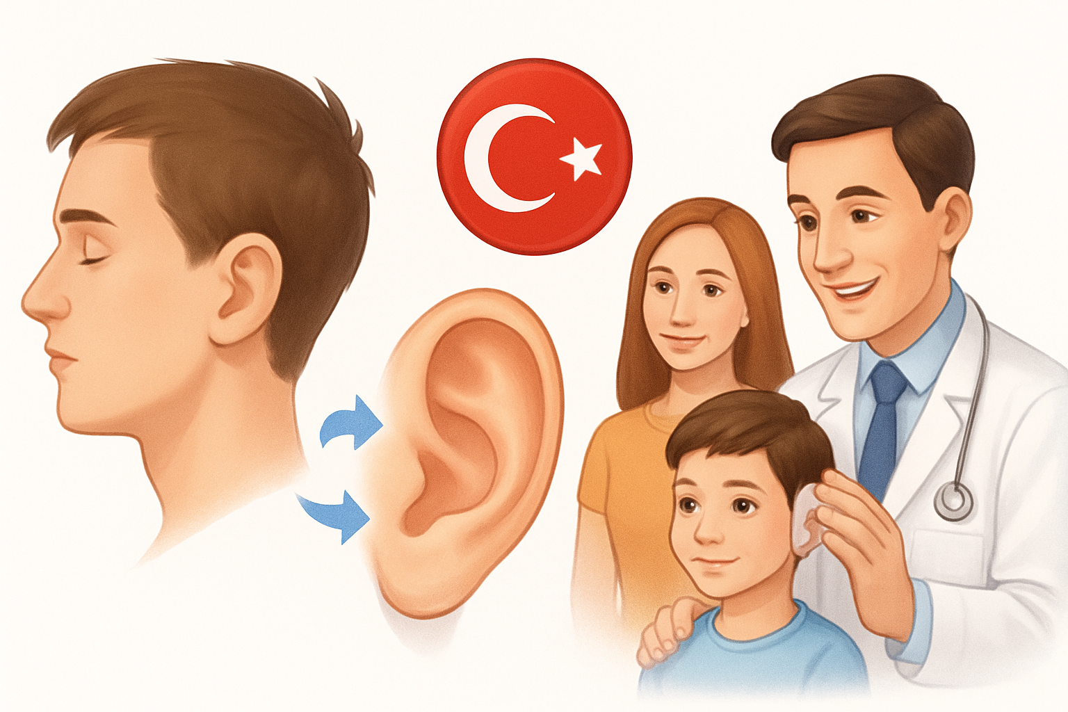 عملية إعادة تشكيل الأذن: مزايا، تقنيات، وتجارب ناجحة في تركيا