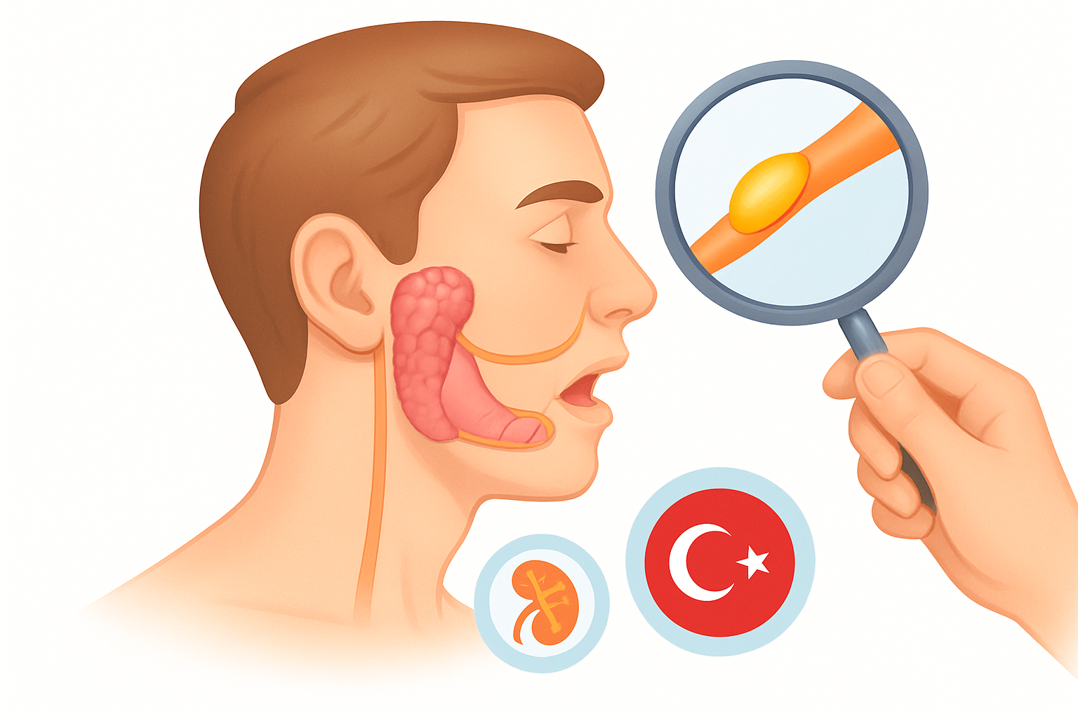 حصوات الغدد اللعابية: فهم شامل للعلاج والتشخيص في شبكة ريهابتورك للرعاية الصحية
