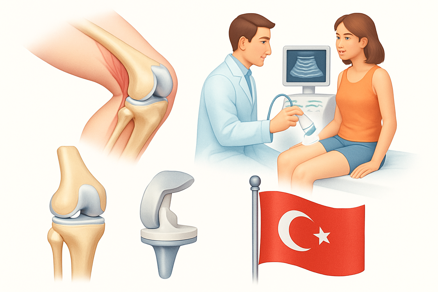 تشوه انثناء الركبة: الأسباب، العلاج المتقدم، والخبرات التركية في شبكة ريهابتورك للرعاية الصحية