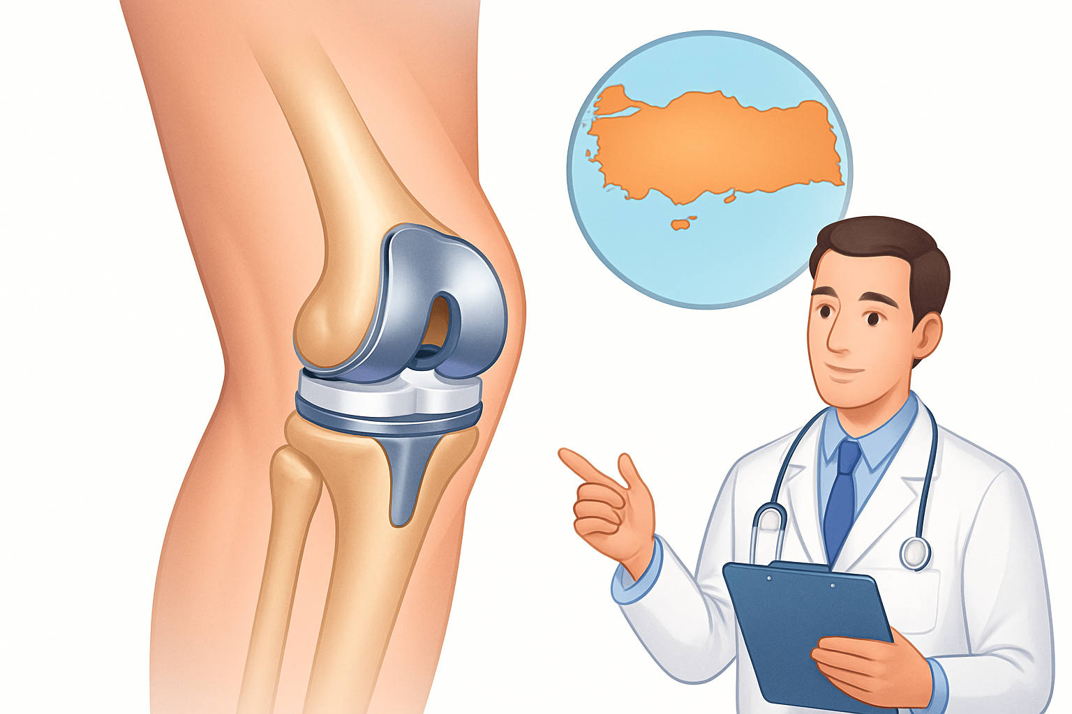 دليلك الشامل لجراحة استبدال الركبة في تركيا ونتائجها: استعادة الحركة والحياة